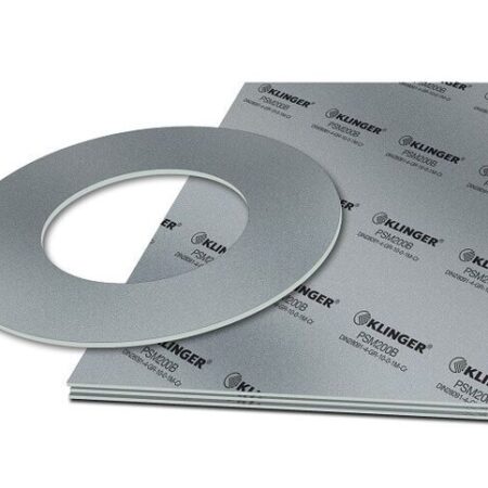 Graphit Laminat PSM2001 Dichtung mit Spieblech. DN250 PN10 328x274x2mm