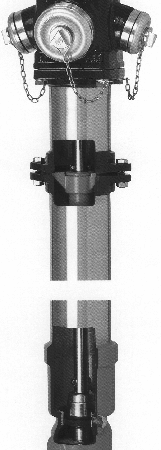 Euro2000 NGG-Umfahrhydrant Fig.260 RW0 PN10/16 DN80 RD 1.5m CCB Kopf blau