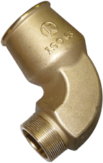 Krammer Isowinkel Messing Fig.354ISO 1"AGda32mm