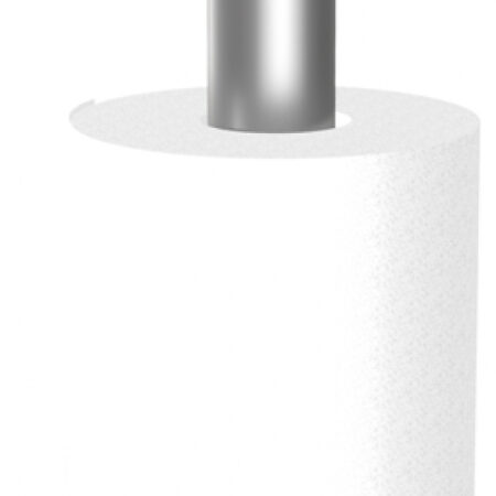 KP WC-Reserverollenhalter, RODAN, Edelstahl, 81x280x124 mm, für 2 Rollen, Aufputzmontage, Materialstärke 1,2 mm, Rohrdurchmesser 32 mm