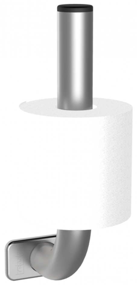 KP WC-Reserverollenhalter, RODAN, Edelstahl, 81x280x124 mm, für 2 Rollen, Aufputzmontage, Materialstärke 1,2 mm, Rohrdurchmesser 32 mm