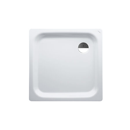 LF Platina DW Stahl 21501.1 o.Antislip 800x800x65 weiß