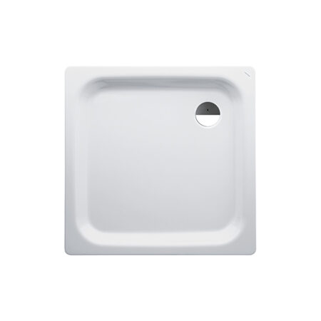 LF Platina DW Stahl 21501.2 o.Antislip 900x900x65 weiß