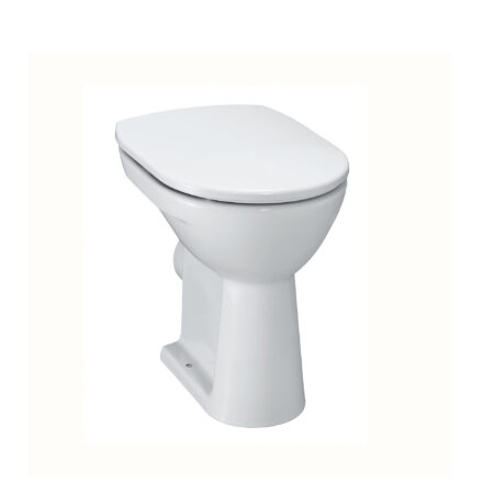 LF Pro Stand-Flachspül-WC 82595.6 Abg. waagr 360x470 weiß