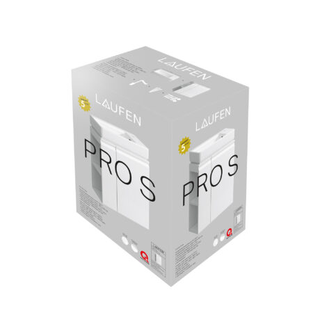 LF Pro S HWB inkl. WTU 86294.4 1HL mÜL 1 Tür, Ablage li., 480x280 weiß mt.