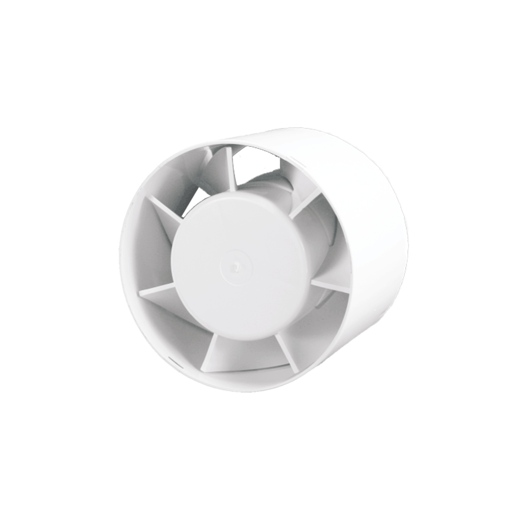 mit Kugellager, Stutzen DN=100mm, Fördermenge: 95m³/h, 230V, 50Hz, 0,08A, 14W Stat. Druck 20Pa, Betriebsgeräuschpegel 40dB(A), IPX4, 2450 U/min