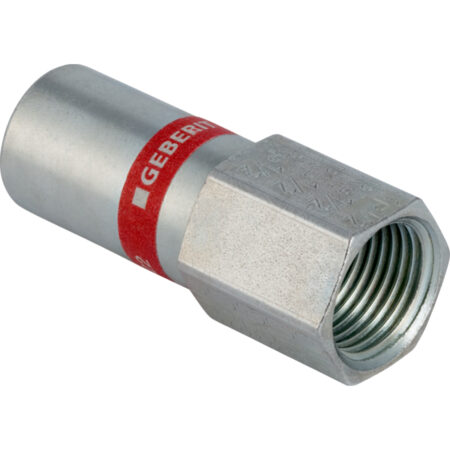 GE Mapress C-Stahl Uebergang mit Einschubende d22mm x Rp3/4
