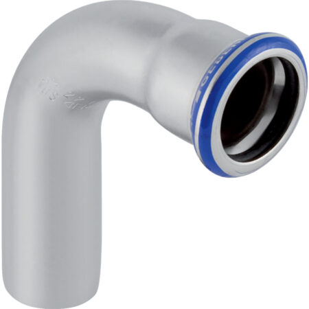GE Mapress Edelstahl Bogen mit Einschubende 90 Gr. d15mm