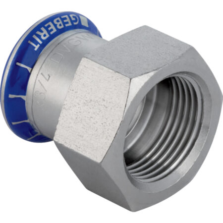 GE Mapress Edelstahl Uebergang d22mm x Rp3/4