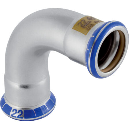 GE Mapress Edelstahl Gas Bogen 90 Gr. d28mm