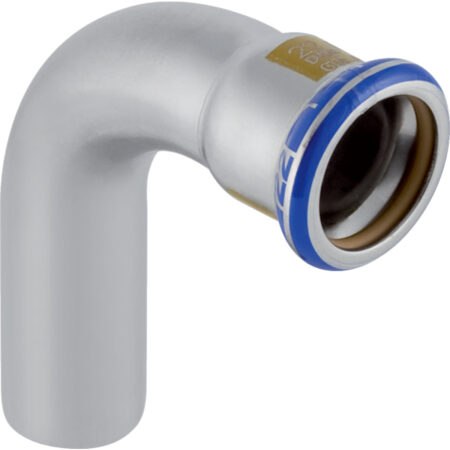 GE Mapress Edelstahl Gas Bogen mit Einschubende 90 Gr. d88,9mm