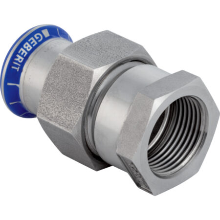 GE Mapress ES Uebergangsverschraubung mit UeWM aus Edelstahl d28mm x Rp1