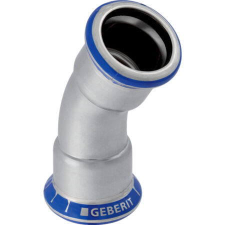GE Mapress Edelstahl Bogen 30 Gr. d35mm