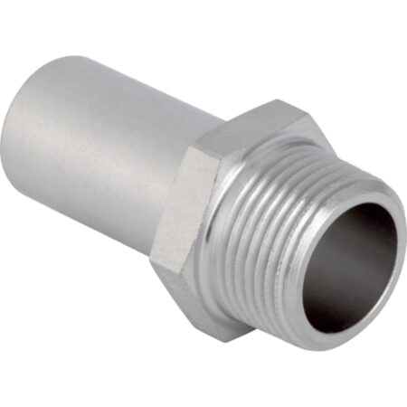 Geberit Mapress Therm Übergang mit Außengewinde und Einschubende: d=22mm, R=3/4″