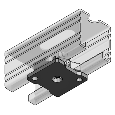 Stex Gewindeplatte GP 45, M10 gvz