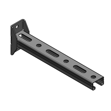 Konsole C-Profil 45/26 S, L= 420 mm Platte längs gvz