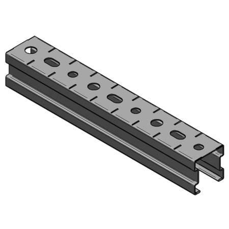 Montageschiene C-Profil Stex, 35 / 35 / 1 mm L= 2 m fbv