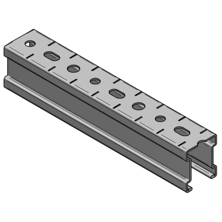 Montageschiene C-Profil Stex, 35 / 42 / 1,5 mm L= 2 m fbv