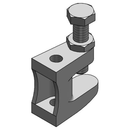 Trägerklammer Guss TKN Klemmbereich 1 - 18 mm M8