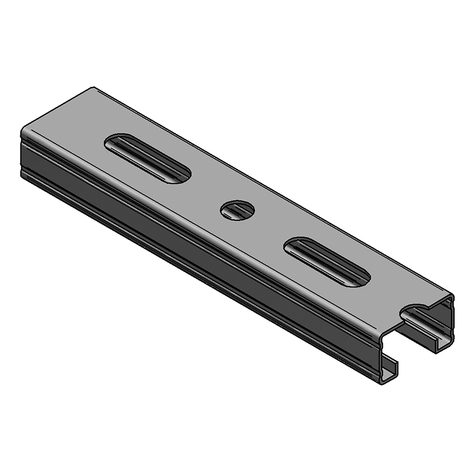 Montageschiene C-Profil, 45 / 26 / 1,5mm L= 2 m fbv