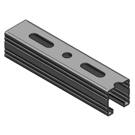 Montageschiene C-Profil, 45 / 45 / 2 mm L= 2 m fbv