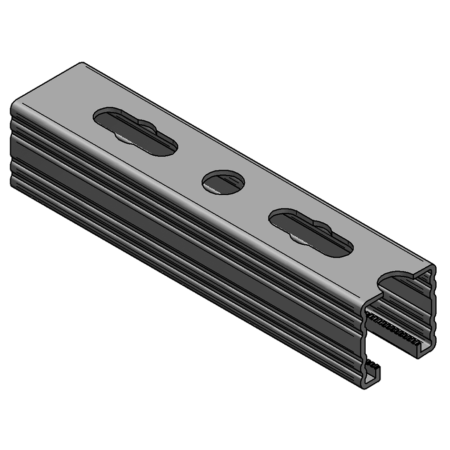 Montageschiene C-Profil, 45/45/2,5 mm L = 3m fbv