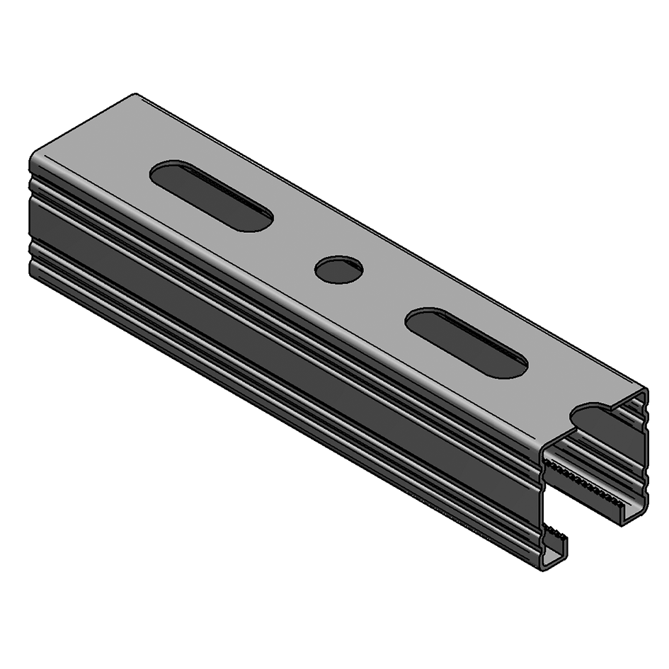 Montageschiene C-Profil, 45/45/1,5 mm L = 6m fbv