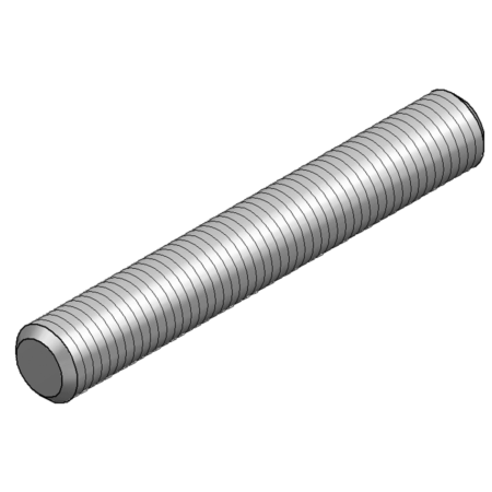 Gewindestift DIN 976-1, M8 x 40 mm gvz FK 4.8