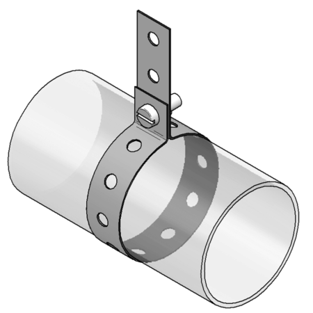 Montageband Lochband, Breite 17 mm 10m = 1 Rolle