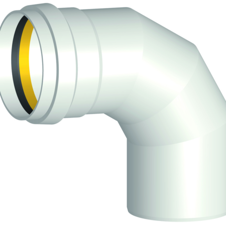 PP-Polo-Eco-Plus Premium Bogen DN150/da160/87.5 Gr.f.SN8/12/16weiss