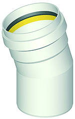 PP-Polo-Eco-Plus Premium Bogen DN250/da250/7.5 Gr.f.SN8/12/16 weiss