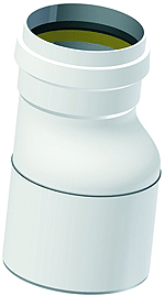 PP-Polo-Eco-Plus Premium Reduktion DN300x250/da315x250mm f.SN8/12/16 weiss