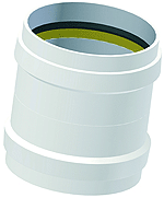 PP-Polo-Eco-Plus Premium Überschiebmuffe DN200/da200mm Nr.6523 f.SN8/12/16 weiss