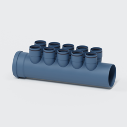 POLO-KWL Lüftungsverteiler kompakt DN 160/10x75