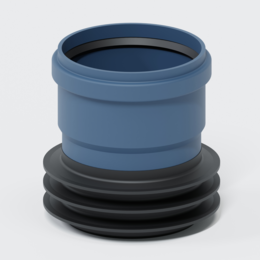 POLO-KAL Übergang von Spitzende auf Muffe anderer Werkstoffe DN 110/120-131mm