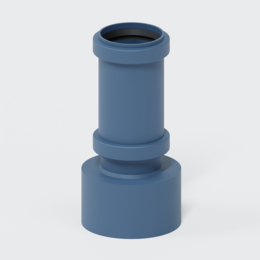 POLO-KAL Übergang von Spitzende auf Spitzende anderer Werkstoffe DN 50/58-67mm