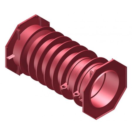 Poloplast Lamellenrohr RDS-Evolution Nr.1036 DN150/300 (da8-110mm)Bl 300mm