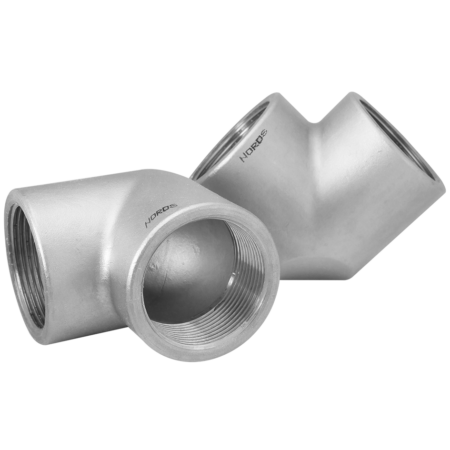 Nords Winkel 90 Gr.R-222 1/2" Wkst.1.4408 / 316(1.4436)
