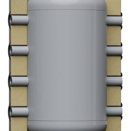 Reflex Storatherm Heat Mini H 150, Pufferspeicher für Heizsysteme, silber, 3 bar
