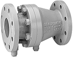 Resideo Rückflussverh. RV283S Flansch, pulverbeschichtet blau, DN 80