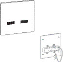 MEPA Sanicontrol Reparaturset RS620 (Frontpl. + Elektronik)