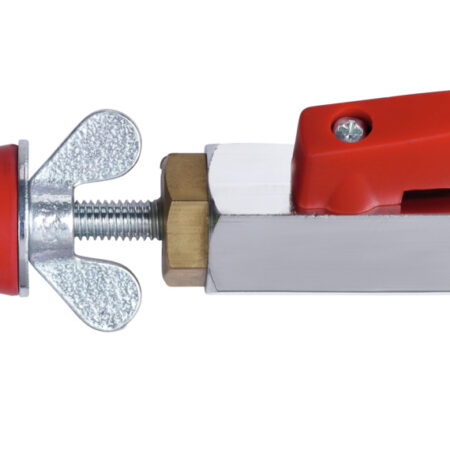 Gasprüfstopfen,kon,Gr.1,1/2"-1",m.Kuppl.