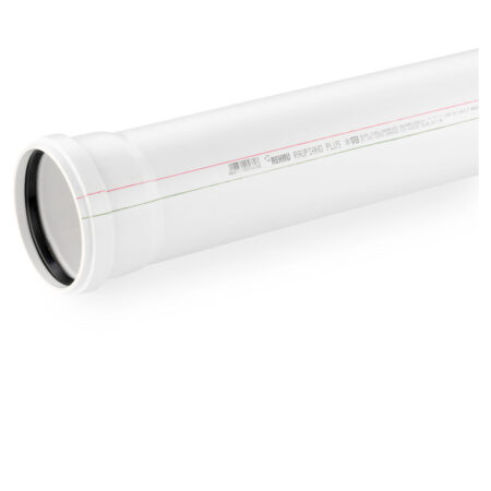 RAUPIANO PLUS Abflussrohr DN 90, Baulänge 1000 mm