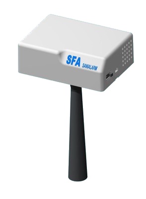 SFA Sanibroy Sanialarm, Warnmelder für SFA-Kleinhebeanlagen.