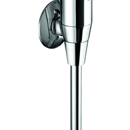 SCHELL Infrarot-Aufputz-Urinal-Druckspüler SCHELLTRONIC, DN 15, Aufputz-Urinal-Druckspüler, Vorabsperrung, Spülstrom 0,3 l/s, DN 15 G 1/2 AG, Innenverbinder Ø 43 mm (Spülrohr Ø 18 mm), chrom