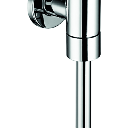 SCHELL Aufputz-Urinal-Druckspüler SCHELLOMAT Basic, DN 15, Aufputz-Urinal-Druckspüler, Spülstrom: 0,0 - 0,3 l/s, einstellbar: 1,0 - 6,0 l, DN 15 G 1/2 AG, Innenverbinder Ø 43 mm (Spülrohr Ø 18 mm), chrom