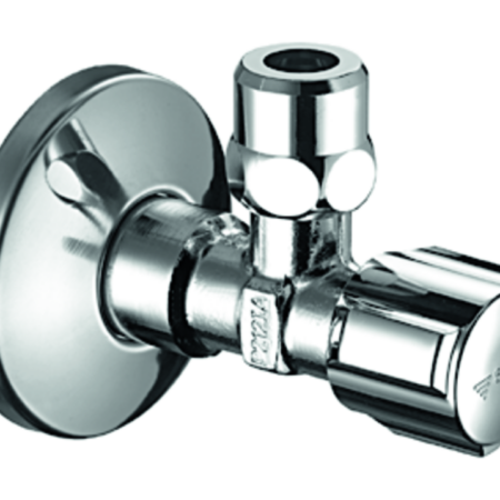 SCHELL Eckventil mit Regulierfunktion COMFORT, COMFORT-Griff, Schubrosette Ø 54 mm, DN 10 G 3/8 AG, Ø 10 mm (DN 10 G 3/8 AG), chrom