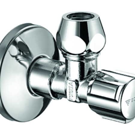 SCHELL Eckventil mit Regulierfunktion COMFORT, COMFORT-Griff, Schubrosette Ø 54 mm, DN 15 G 1/2 AG mit ASAG easy, Ø 12 mm (DN 15 G 1/2 AG), chrom