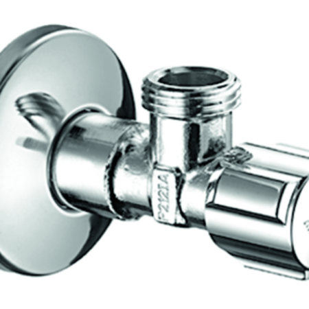 SCHELL Eckventil mit Regulierfunktion COMFORT, COMFORT-Griff, Schubrosette Ø 54 mm, DN 15 G 1/2 AG, DN 15 G 1/2 AG, chrom