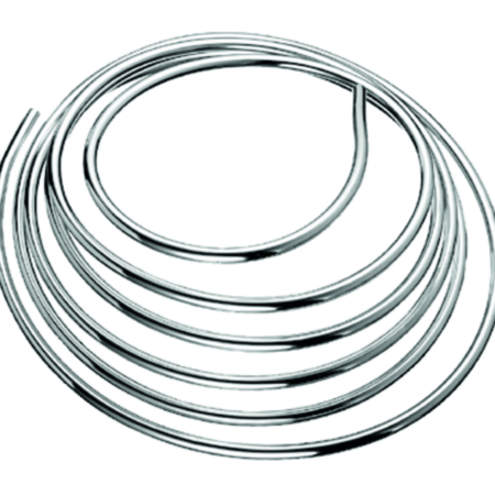 SCHELL Kupferrohr in Ringform, Durchmesser: 8 mm, 5000 mm, chrom